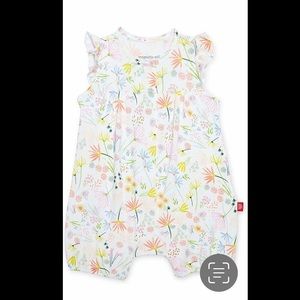 Magnetic Me Easy-Close Silk Soft Modal Baby Romper One-Piece Outfit